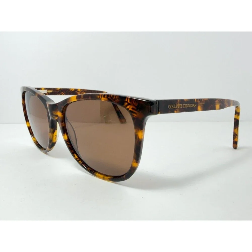 COLLETTE DINNIGAN Sun Rx03 Sunglasses Women's Tortoiseshell Brown Polarized